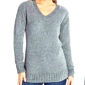 ORVIS Chenille TUNIC SUPER SOFT EXTRA BAGGY OVERSIZED FALL SWEATER LONG SLEEVES